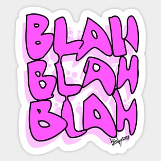 BLAH Sticker